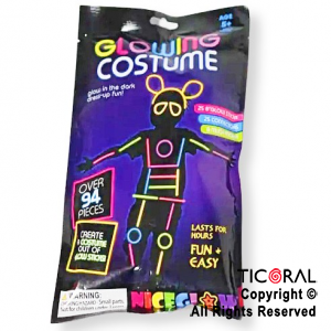 GLOWING COSTUME LED 94 PIEZAS X 1